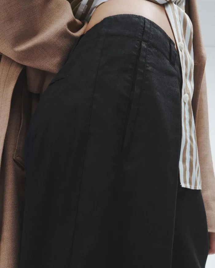 Women Rag and Bone Pants Donovan Linen Pant Black Women Rag and Bone Pants Donovan Linen Pant Black