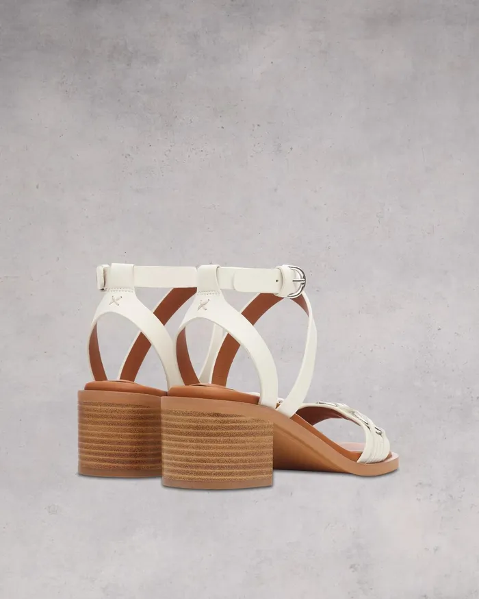 Women Rag and Bone Sandals Geo Chain Block Heel Antique White Women Rag and Bone Sandals Geo Chain Block Heel Antique White