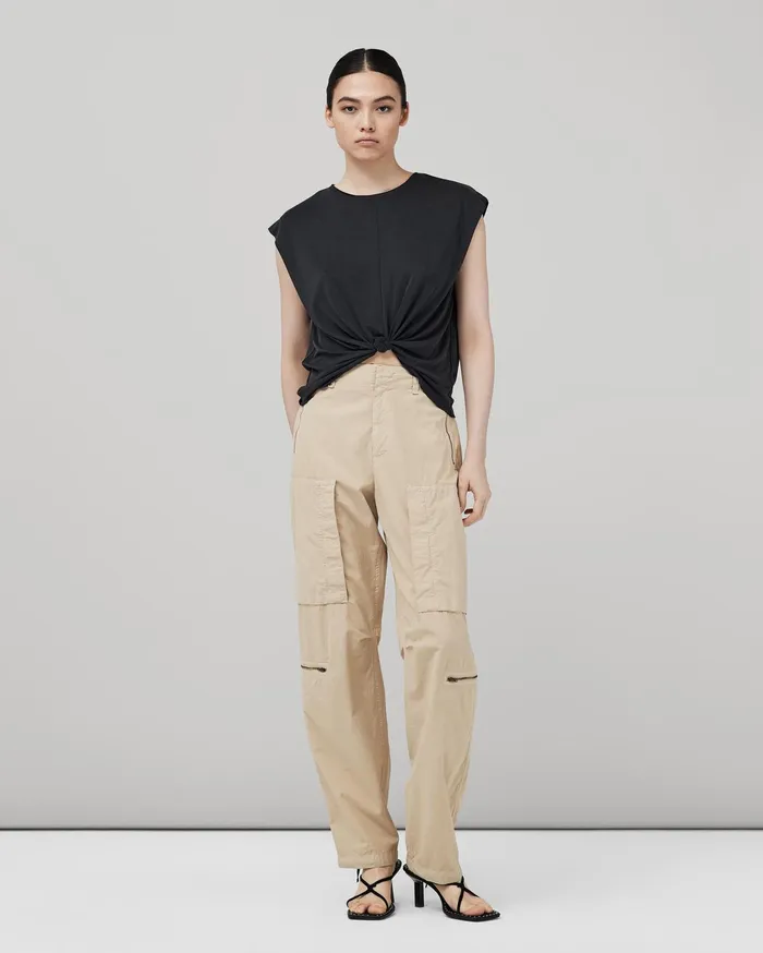 Women Rag and Bone TShirts Jenna Tee Black