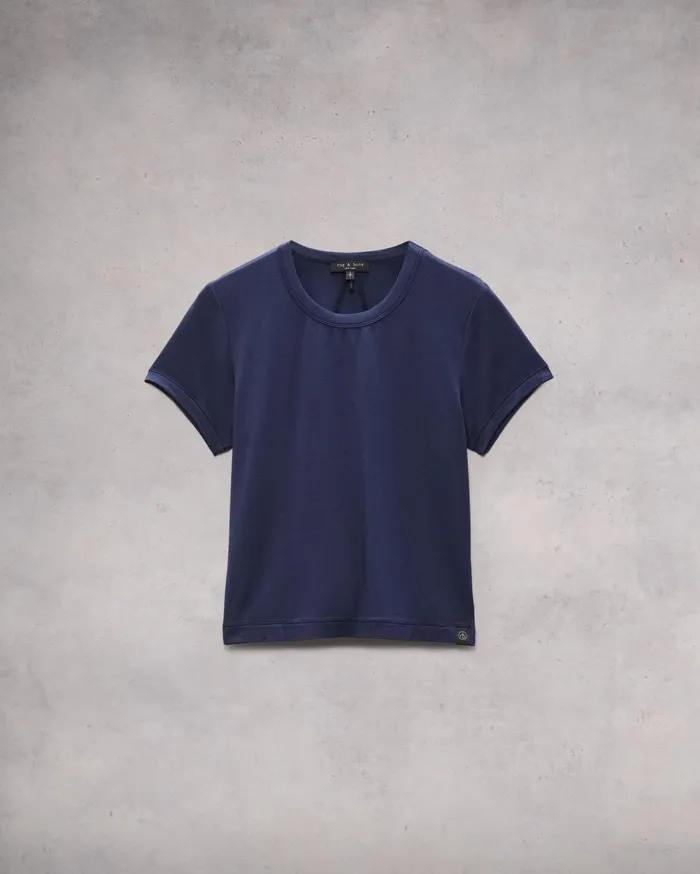 Women Rag and Bone TShirts Luca Baby Tee Deep Navy Women Rag and Bone TShirts Luca Baby Tee Deep Navy