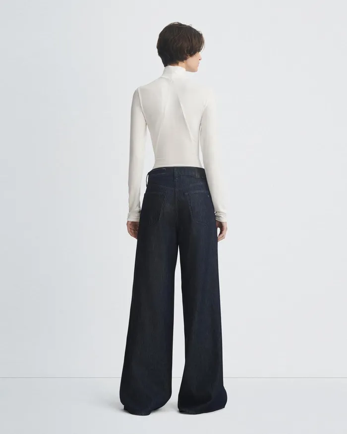 Women Rag and Bone TShirts Luca Turtleneck White Women Rag and Bone TShirts Luca Turtleneck White