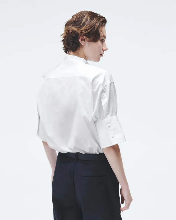 Women Rag and Bone Tops Ayla Cotton Poplin Shirt White Women Rag and Bone Tops Ayla Cotton Poplin Shirt White