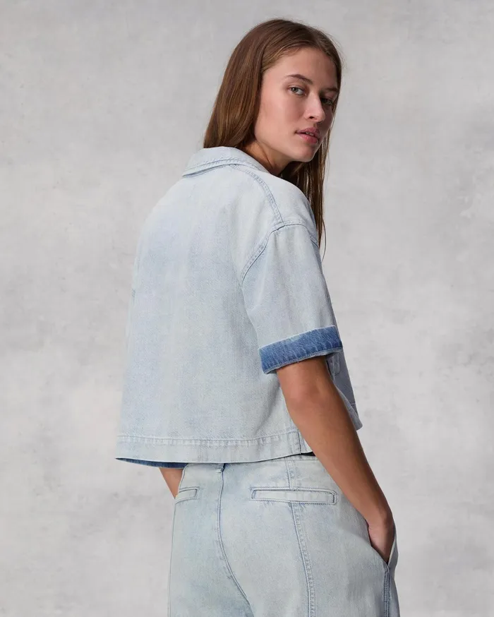Women Rag and Bone Tops Ultra Featherweight Lenna Shirt Aliah Women Rag and Bone Tops Ultra Featherweight Lenna Shirt Aliah