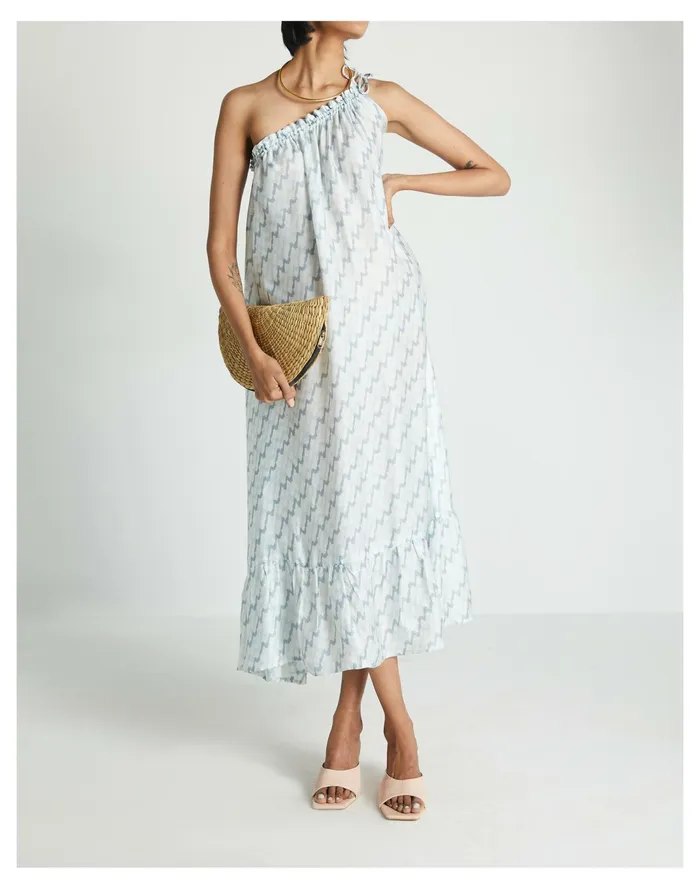 Women Reistor Dancing In The Moonlight Dress Light Blue Madewell Dresses