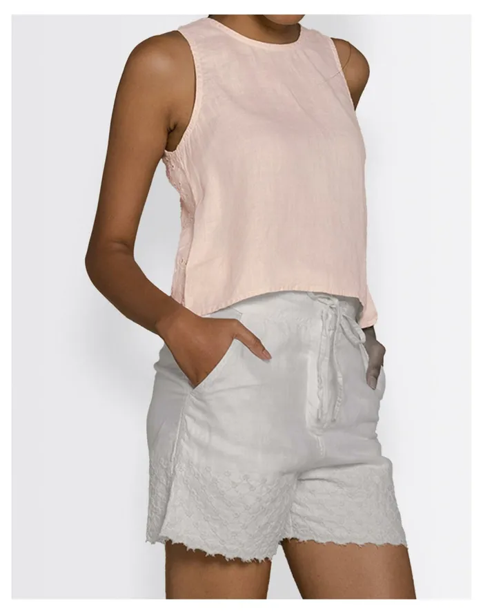 Women Reistor Embroidered Hemp Raindrops On Flip Flops Shorts White Madewell Shorts Women Reistor Embroidered Hemp Raindrops On Flip Flops Shorts White Madewell Shorts