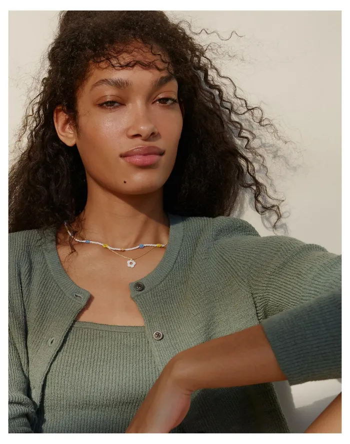Women Retro Daisy Mother Of Pearl Pendant Necklace Vintage Gold Madewell Necklaces Women Retro Daisy Mother Of Pearl Pendant Necklace Vintage Gold Madewell Necklaces
