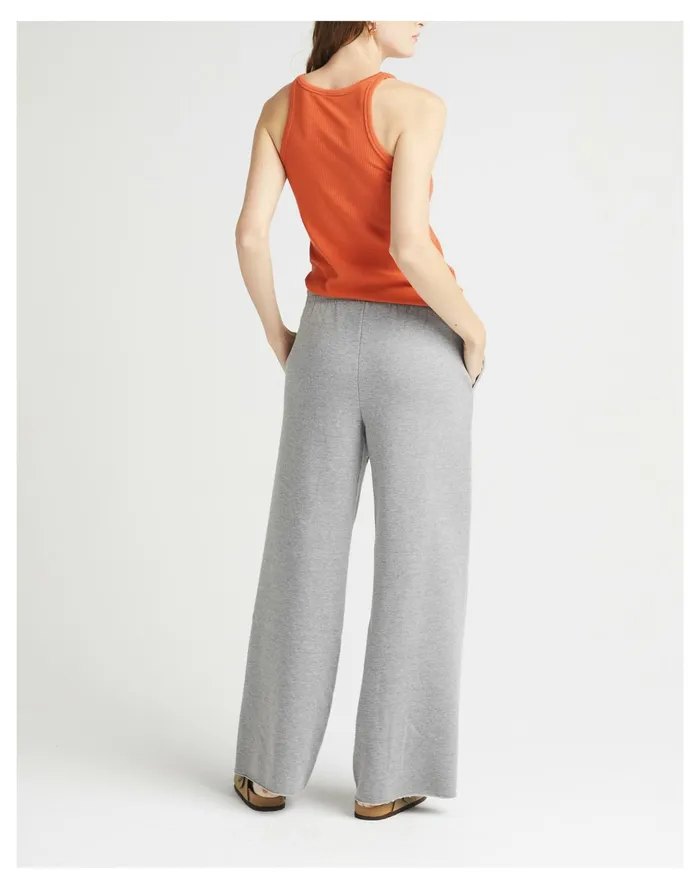 Women Richer Poorer Recycled Fleece Wide Leg Pant Heather Madewell Sweatshirts and Sweatpants Women Richer Poorer Recycled Fleece Wide Leg Pant Heather Madewell Sweatshirts and Sweatpants