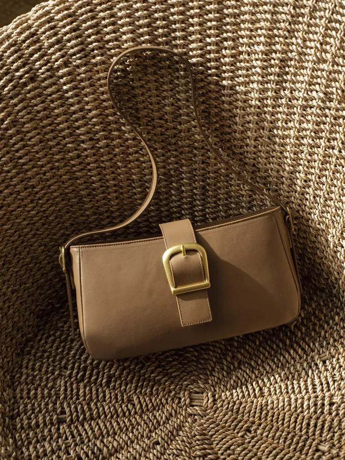 Women Rylan 8211 Soft Baguette Bag In Carob The UNDONE Bags
