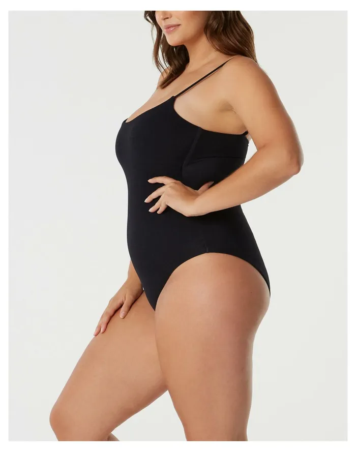 Women SAINT SOMEBODY Underwater Love Textured One Piece Black Madewell Swim Women SAINT SOMEBODY Underwater Love Textured One Piece Black Madewell Swim