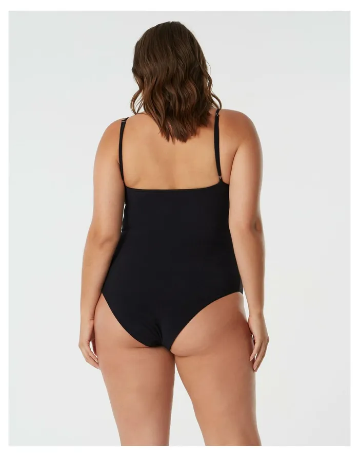 Women SAINT SOMEBODY Underwater Love Textured One Piece Black Madewell Swim Women SAINT SOMEBODY Underwater Love Textured One Piece Black Madewell Swim