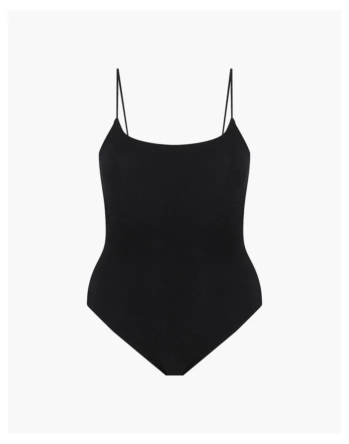Women SAINT SOMEBODY Underwater Love Textured One Piece Black Madewell Swim Women SAINT SOMEBODY Underwater Love Textured One Piece Black Madewell Swim