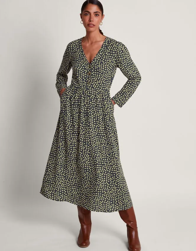 Women Sancha Floral Print Dress Blue Monsoon Dresses