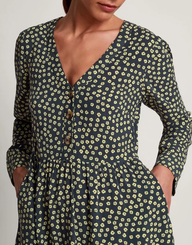 Women Sancha Floral Print Dress Blue Monsoon Dresses