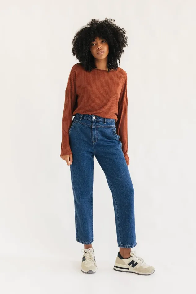 Women Sant Antoni 8211 Dark Blue TWOTHIRDS Pants