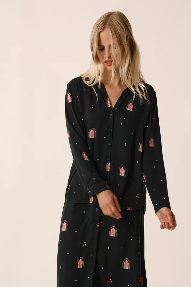 Women Shirt Romi Kasba Chemise Viscose Multicolore Des Petits Hauts Blouses Shirts and Tops Women Shirt Romi Kasba Chemise Viscose Multicolore Des Petits Hauts Blouses Shirts and Tops