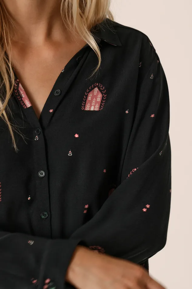 Women Shirt Romi Kasba Chemise Viscose Multicolore Des Petits Hauts Blouses Shirts and Tops