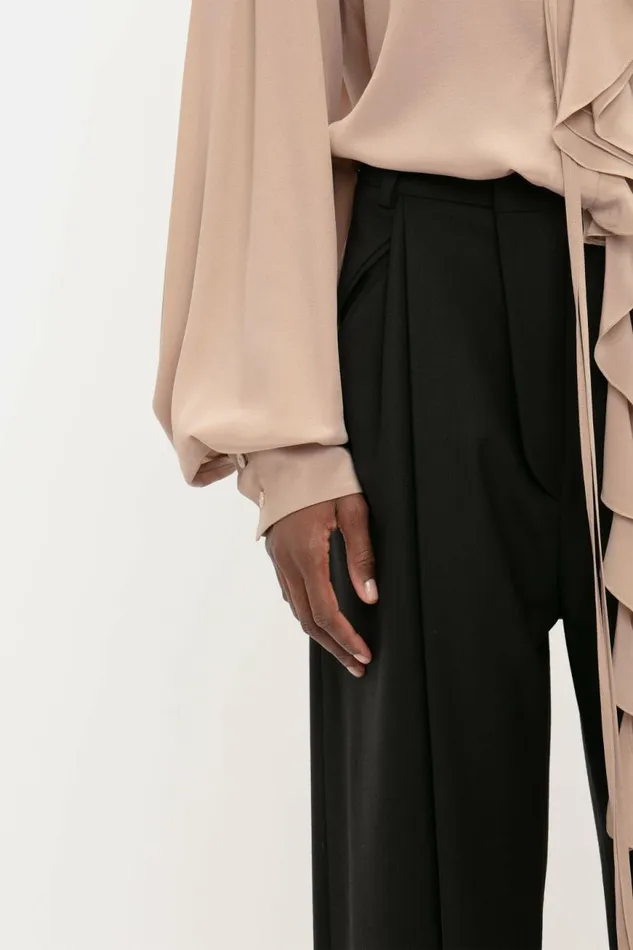 Women Shirts and Tops Victoria Beckham Romantic Blouse In Taupe