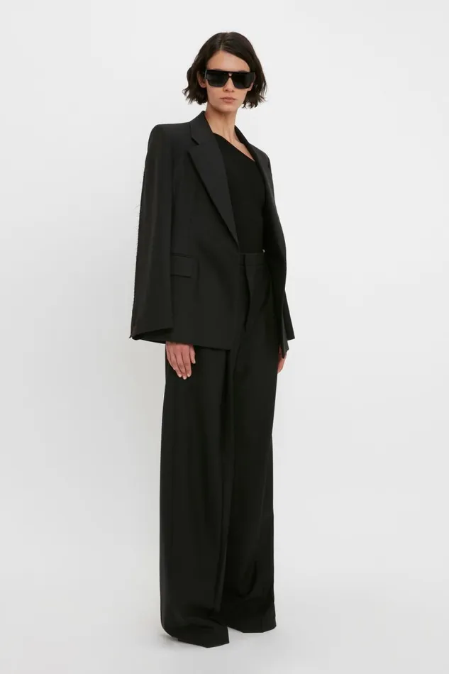 Women Shirts and Tops Victoria Beckham VB Body One Shoulder Top In Black