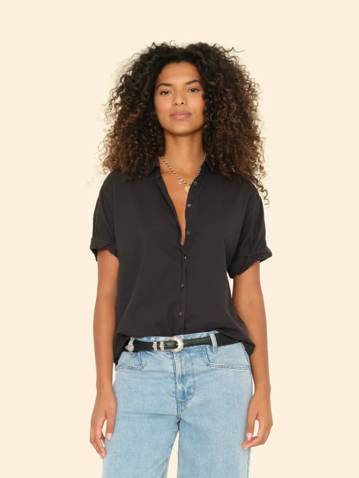 Women Shirts Xirena Black Channing Shirt