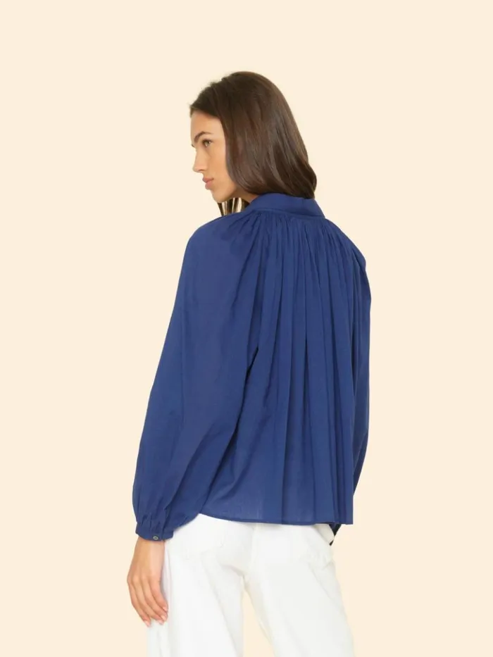 Women Shirts Xirena Marine Blue Fabienne Shirt