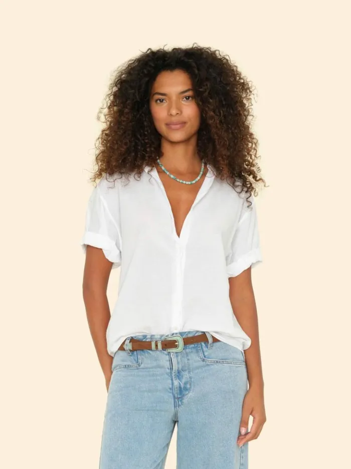 Women Shirts Xirena White Channing Shirt