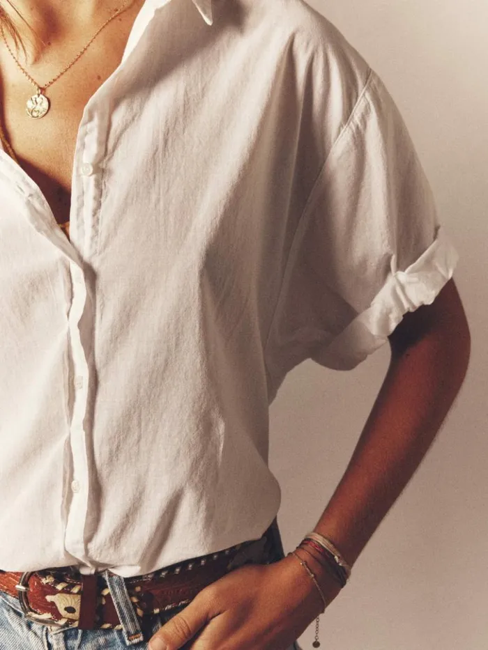 Women Shirts Xirena White Channing Shirt