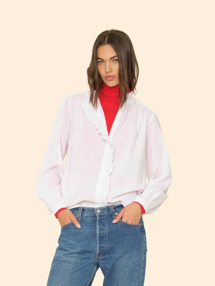 Women Shirts Xirena White Nicholson Shirt