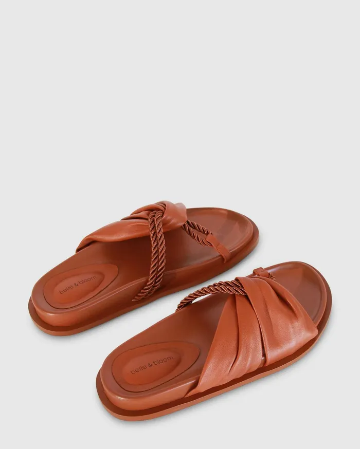 Women Shoes Belle and Bloom Whitehaven Slide 8211 Camel