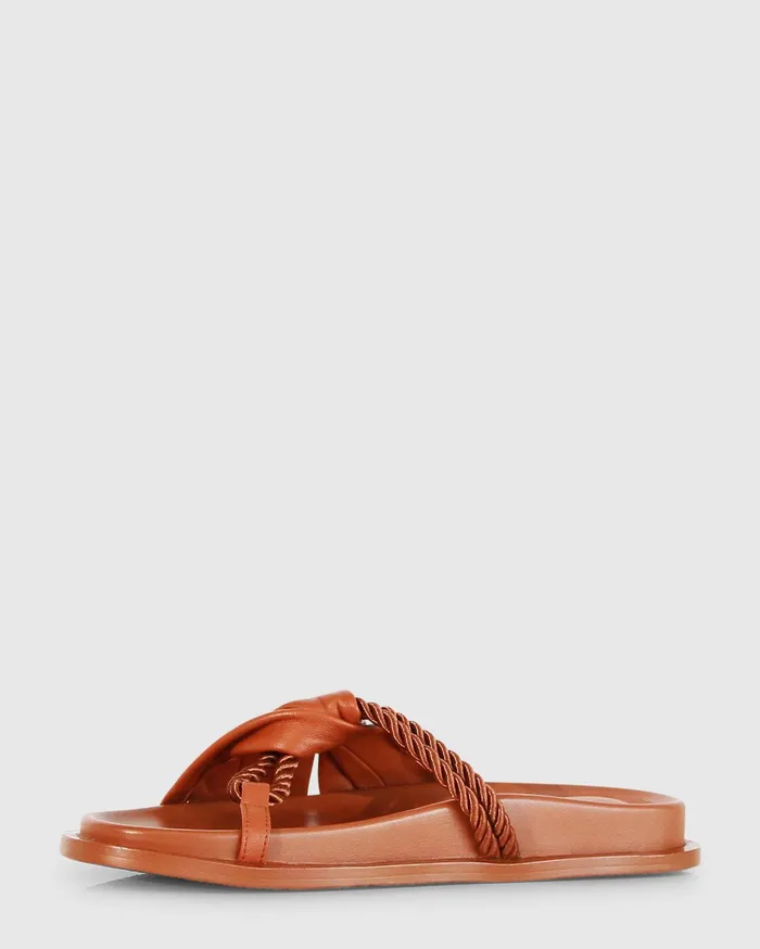 Women Shoes Belle and Bloom Whitehaven Slide 8211 Camel