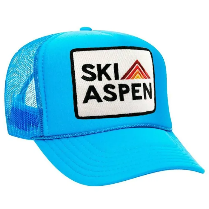 Women SKI ASPEN TRUCKER HAT Aviator Nation TruckerHats Women SKI ASPEN TRUCKER HAT Aviator Nation TruckerHats