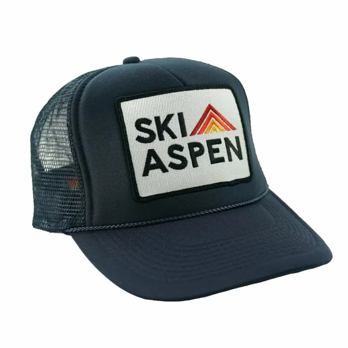 Women SKI ASPEN TRUCKER HAT Aviator Nation TruckerHats Women SKI ASPEN TRUCKER HAT Aviator Nation TruckerHats