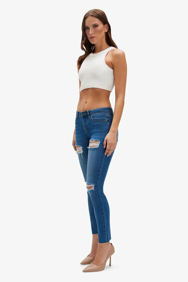 Women Skinny Jeans Bardot Kate Trashed Hipster Jeans In Dark Vintage Dark Vintage Women Skinny Jeans Bardot Kate Trashed Hipster Jeans In Dark Vintage Dark Vintage