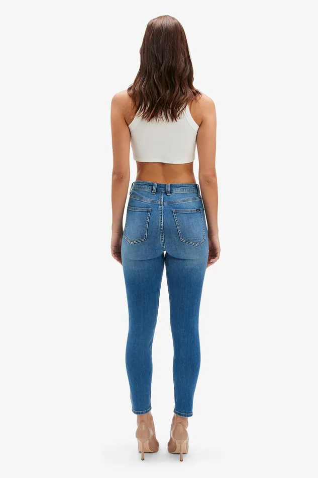 Women Skinny Jeans Bardot Khloe Hi Crop Jeans In Dark Denim Dark Denim Women Skinny Jeans Bardot Khloe Hi Crop Jeans In Dark Denim Dark Denim
