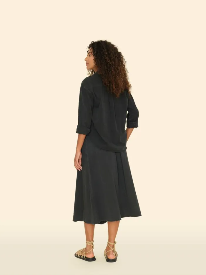 Women Skirts Xirena Washed Black Bellan Twill Skirt