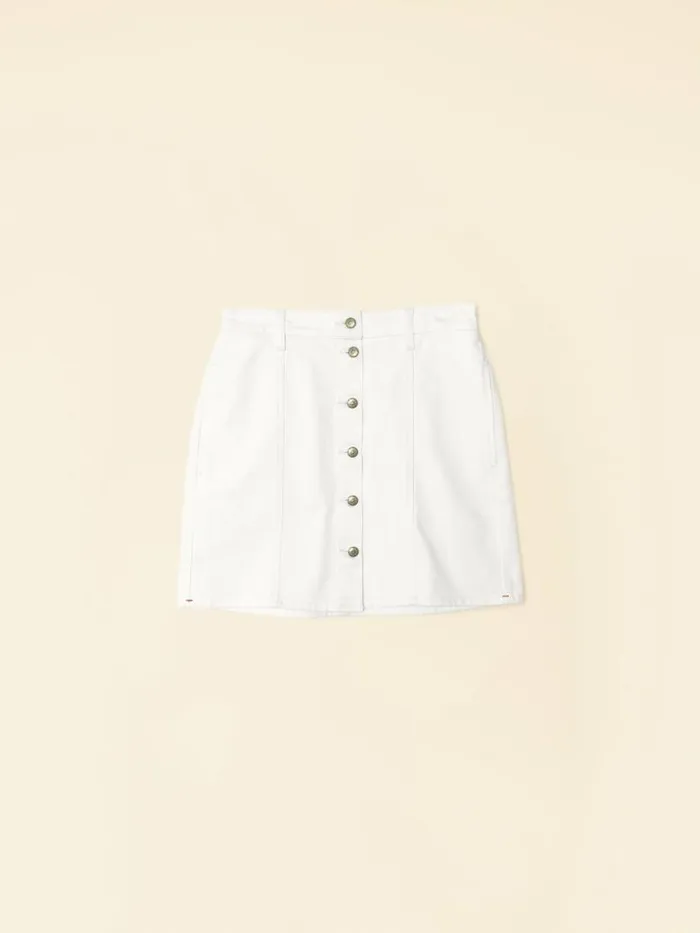 Women Skirts Xirena White Sydelle Denim Skirt