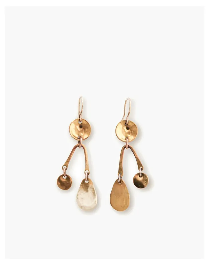 Women SLANTT Petite Astrild Earrings Brass Madewell Earrings