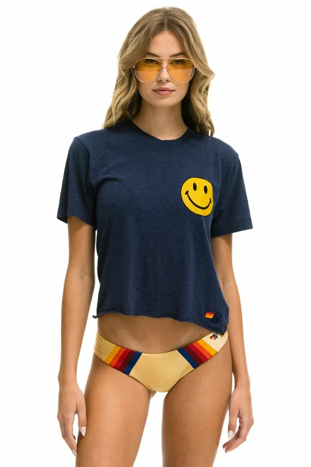 Women SMILEY CHASING RAINBOWS BOYFRIEND TEE 8211 NAVY Aviator Nation BoyfriendTees Women SMILEY CHASING RAINBOWS BOYFRIEND TEE 8211 NAVY Aviator Nation BoyfriendTees