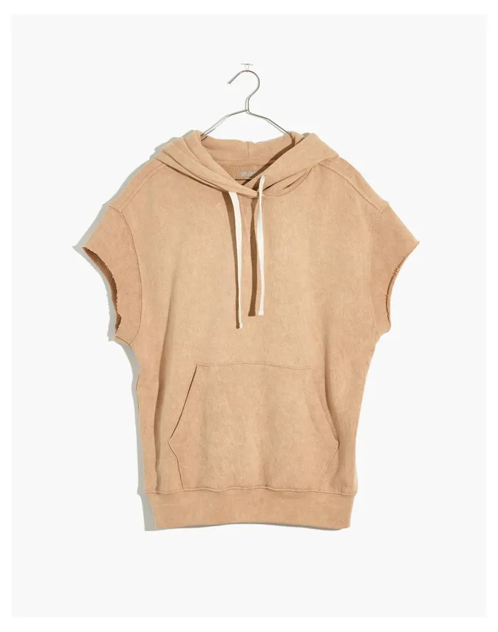 Women Splits59 French Terry Kitty Short Sleeved Hoodie Sweatshirt Washed Beige Madewell Sweatshirts and Sweatpants Women Splits59 French Terry Kitty Short Sleeved Hoodie Sweatshirt Washed Beige Madewell Sweatshirts and Sweatpants