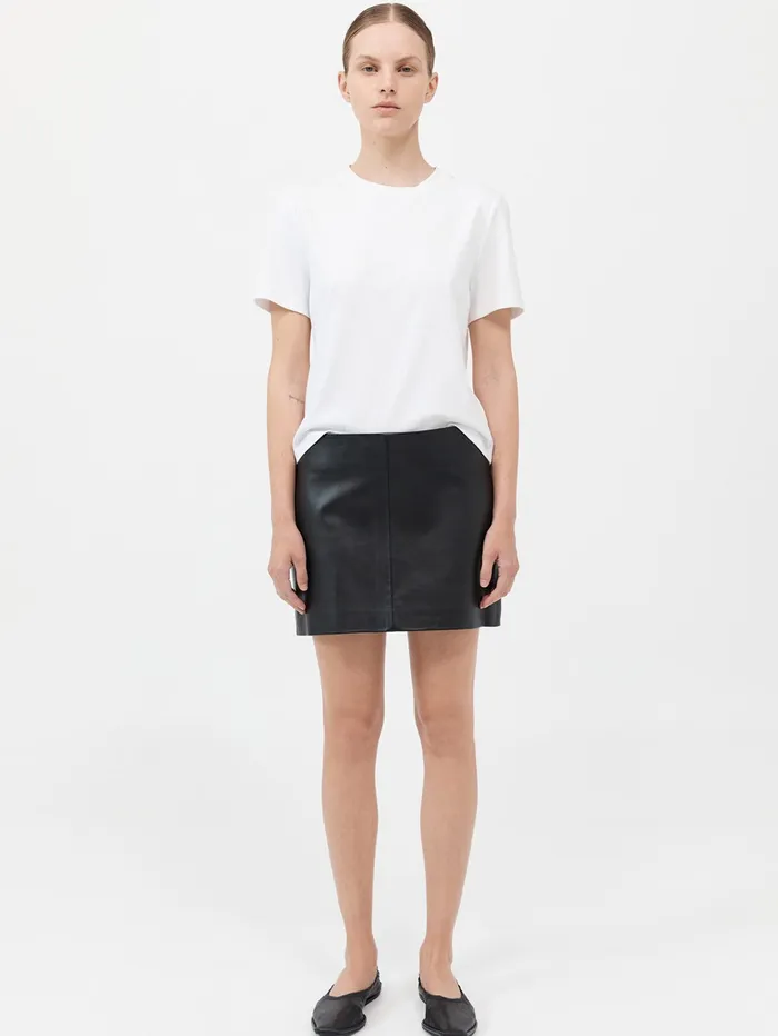 Women St Agni 8211 Organic Cotton Classic Tee In White The UNDONE Tops
