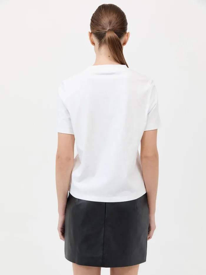 Women St Agni 8211 Organic Cotton Classic Tee In White The UNDONE Tops