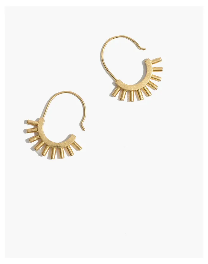 Women Succulent Earrings Gold Ox Madewell Earrings