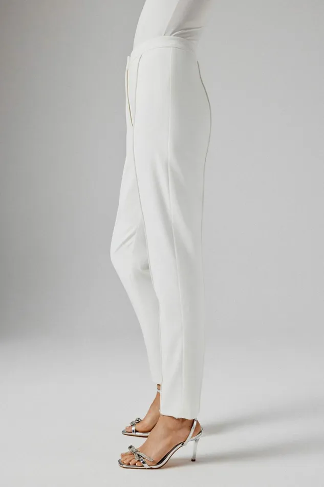 Women Suiting Lavish Alice AMARIA Tailored Trousers In White White