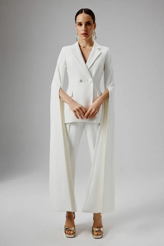 Women Suiting Lavish Alice AMARIA Tailored Trousers In White White