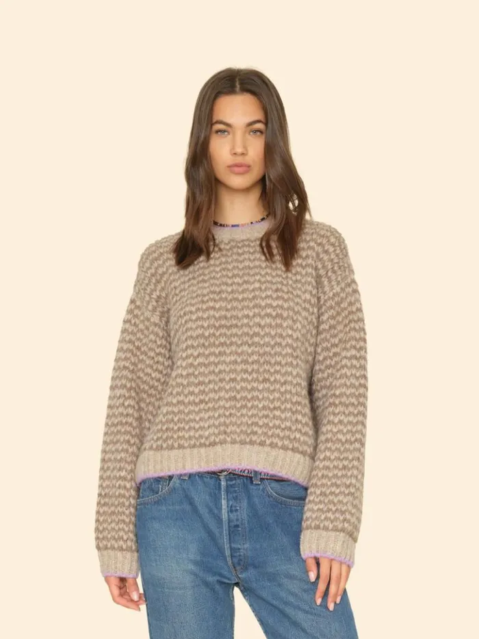 Women Sweaters and Jackets Xirena Cafe Au Lait Mabel Sweater