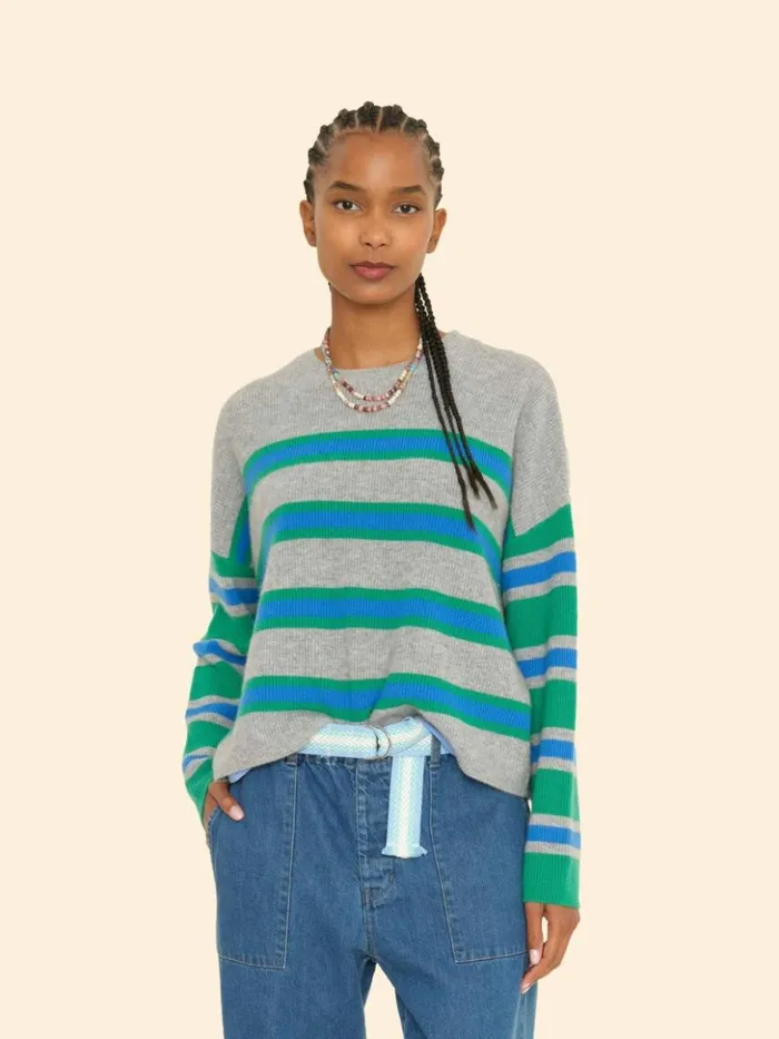 Women Sweaters and Jackets Xirena Oyster Green Lela Sweater