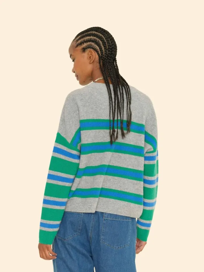Women Sweaters and Jackets Xirena Oyster Green Lela Sweater