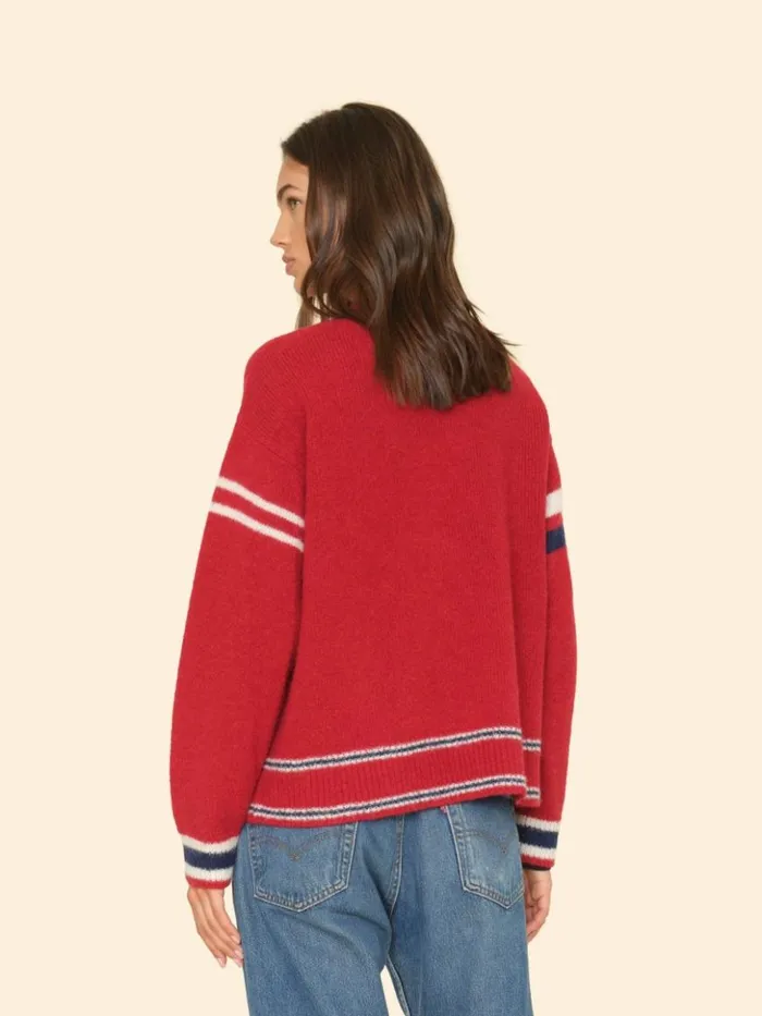Women Sweaters and Jackets Xirena Red Blue Carey Cardigan