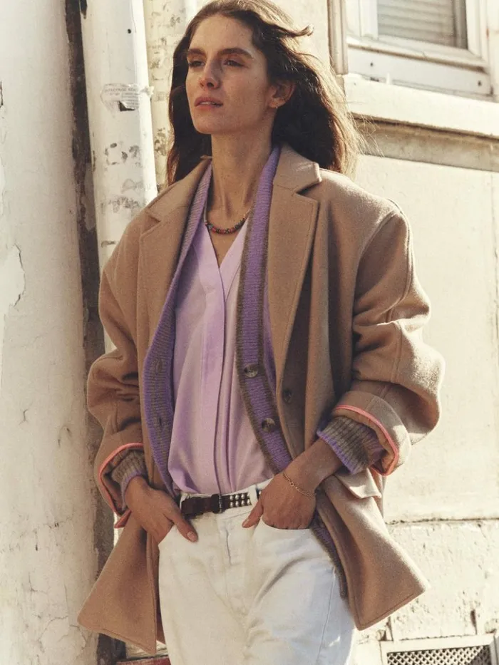 Women Sweaters and Jackets Xirena Warm Camel Rowan Jacket