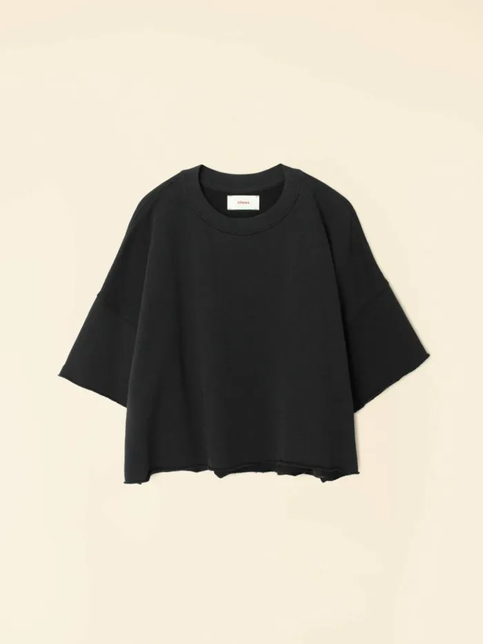 Women Sweats and Tees Xirena Black Romeo Sweatshirt