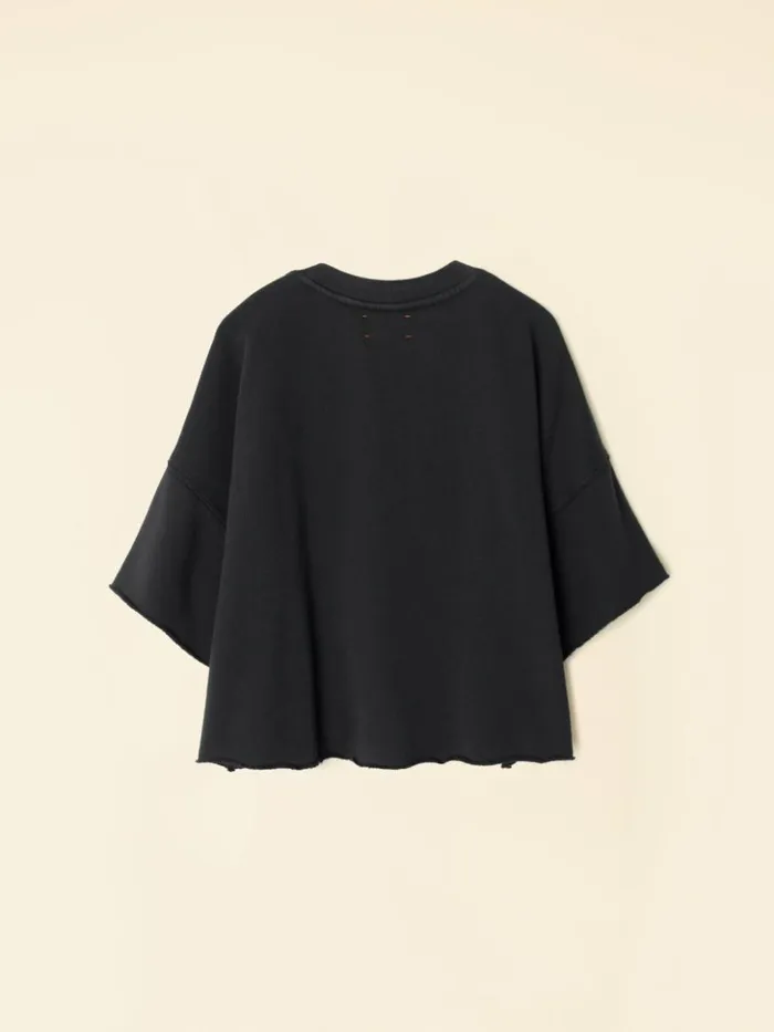 Women Sweats and Tees Xirena Black Romeo Sweatshirt